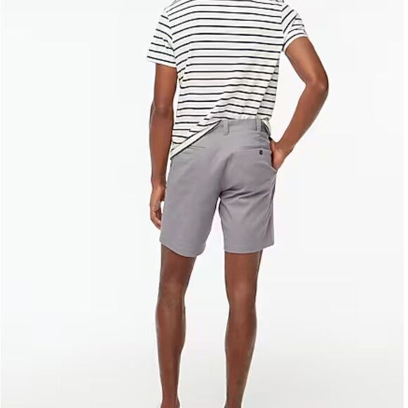 J. Crew Factory H5020 9" flex chino short NWT in slate gray - Picture 4 of 12